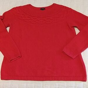 Talbots cotton/cashmere blend sweater, VGUC